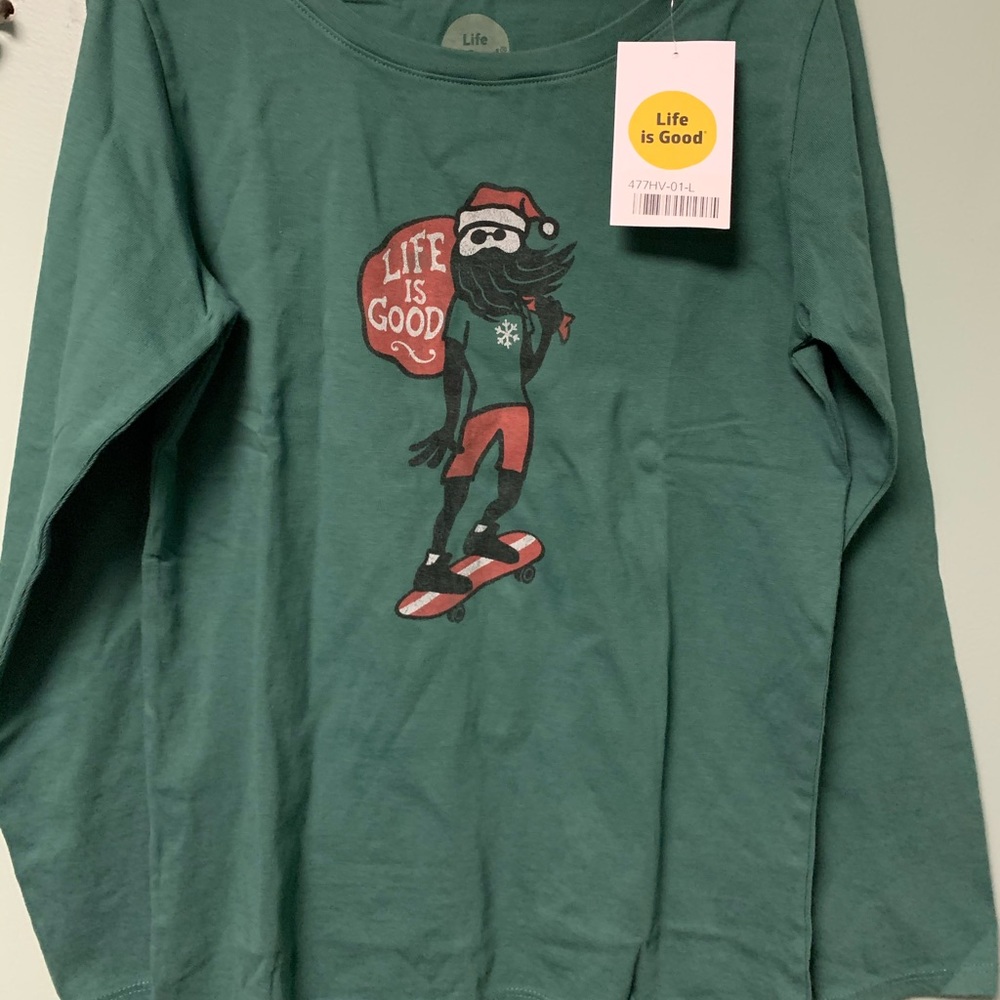 Girls life is good long sleeve shirt